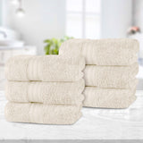 Cotton Terry Hand Towel Set 6-Piece - Atlas - Hand Towel Set by Superior Brand