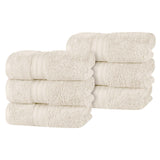 Cotton Terry Hand Towel Set 6-Piece - Atlas - Hand Towel Set by Superior Brand