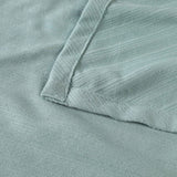 Milan Cotton Textured Jacquard Striped Lightweight Woven Blanket - Blanket by Superior Brand