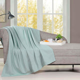 Milan Cotton Textured Jacquard Striped Lightweight Woven Blanket - Blanket by Superior Brand