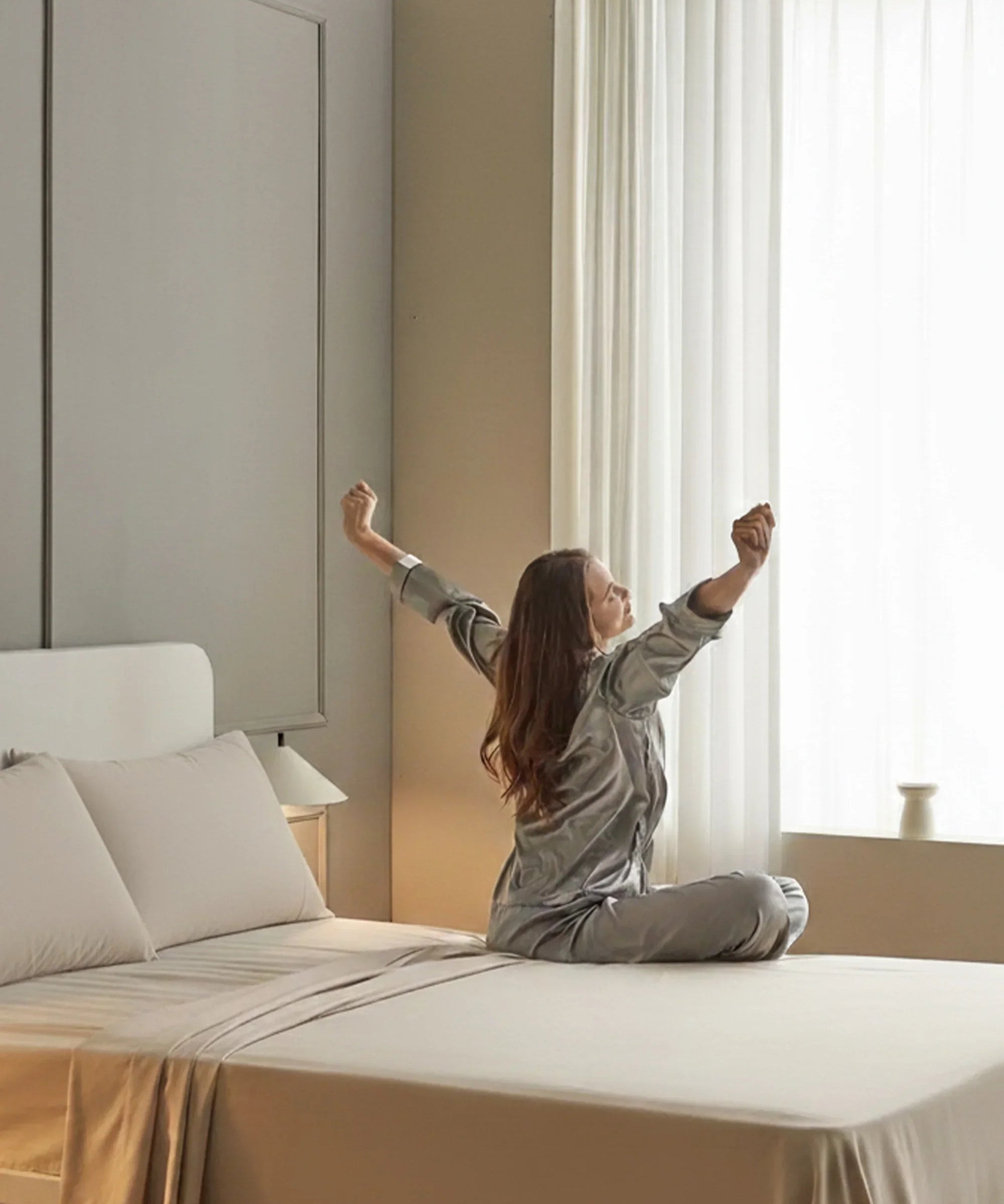 1000 Thread Count Egyptian Cotton Sateen Sheet Set - Egyptian Cotton Sheet Set by Superior Brand