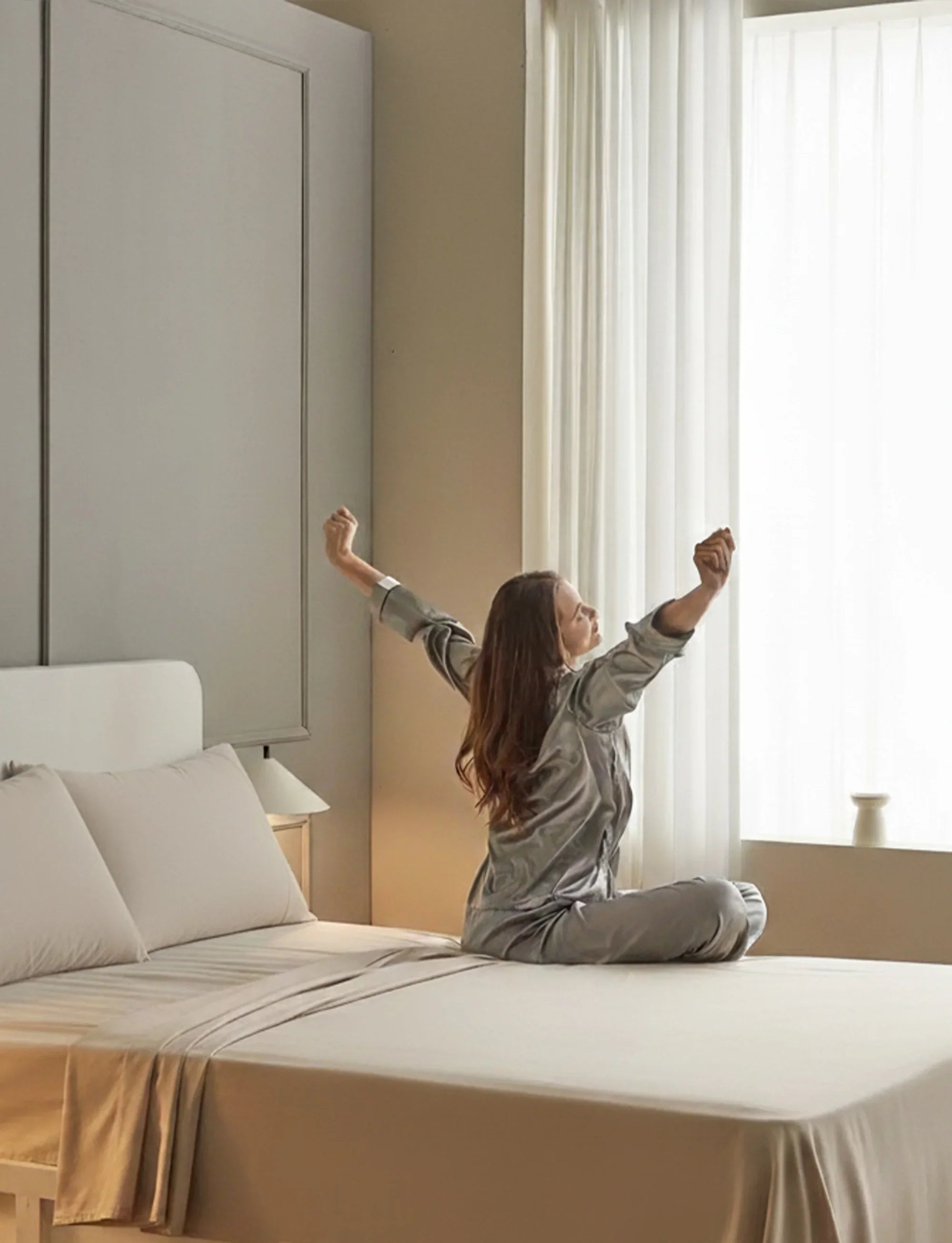 1000 Thread Count Egyptian Cotton Sateen Sheet Set - Egyptian Cotton Sheet Set by Superior Brand