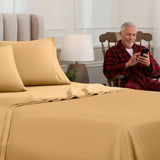 Egyptian Cotton Sheets 1500 Thread Count Set - Sateen, Deep Pocket - Egyptian Cotton Sheet Set by Superior Brand