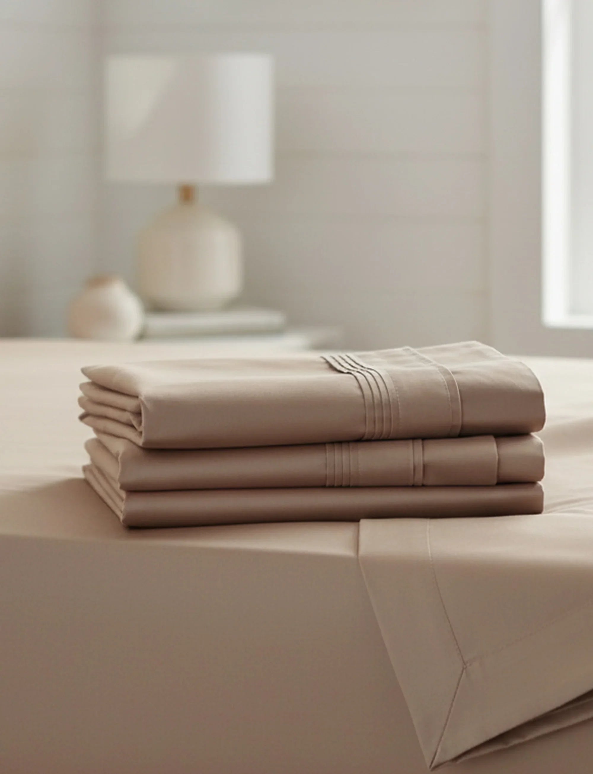 1000 Thread Count Egyptian Cotton Sateen Sheet Set - Egyptian Cotton Sheet Set by Superior Brand