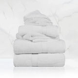 Madison Egyptian Cotton Plush Heavyweight 6 Piece Towel Set - Egyptian Cotton Towel Set by Superior Brand