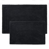 Cotton Solid Non-Skid Washable 2 Piece Bathroom Rug Set - Bath Rugs by Superior Brand