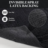 Cotton Solid Non-Skid Washable 2 Piece Bathroom Rug Set - Bath Rugs by Superior Brand