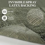 Cotton Solid Non-Skid Washable 2 Piece Bathroom Rug Set - Bath Rugs by Superior Brand