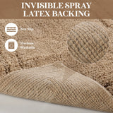 Cotton Solid Non-Skid Washable 2 Piece Bathroom Rug Set - Bath Rugs by Superior Brand