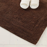 Cotton Solid Non-Skid Washable 2 Piece Bathroom Rug Set - Bath Rugs by Superior Brand
