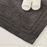 Cotton Solid Non-Skid Washable 2 Piece Bathroom Rug Set - Bath Rugs by Superior Brand