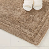 Cotton Solid Non-Skid Washable 2 Piece Bathroom Rug Set - Bath Rugs by Superior Brand