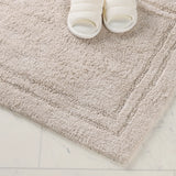 Cotton Solid Non-Skid Washable 2 Piece Bathroom Rug Set - Bath Rugs by Superior Brand