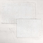 Inaya Modern Striped Tufted Shag Machine Washable Bath Rugs, Set of 2 - Bath Rugs by Superior Brand