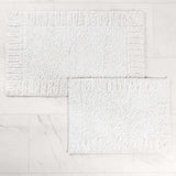 Inaya Modern Striped Tufted Shag Machine Washable Bath Rugs, Set of 2 - Bath Rugs by Superior Brand