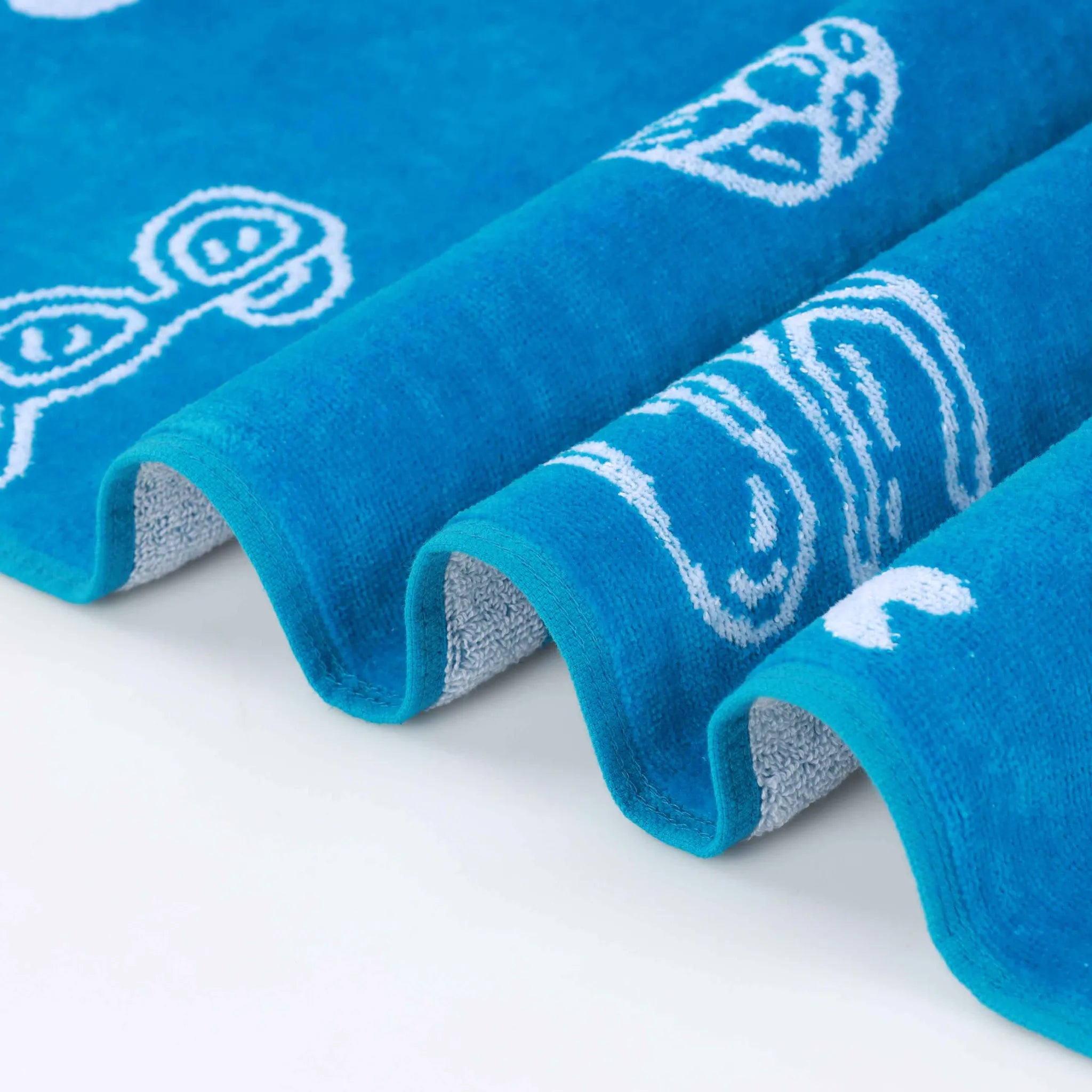 Bahama Cotton Fuzzy Velour Terry Large Oversized Beach Towel - Beach Towel by Superior Brand