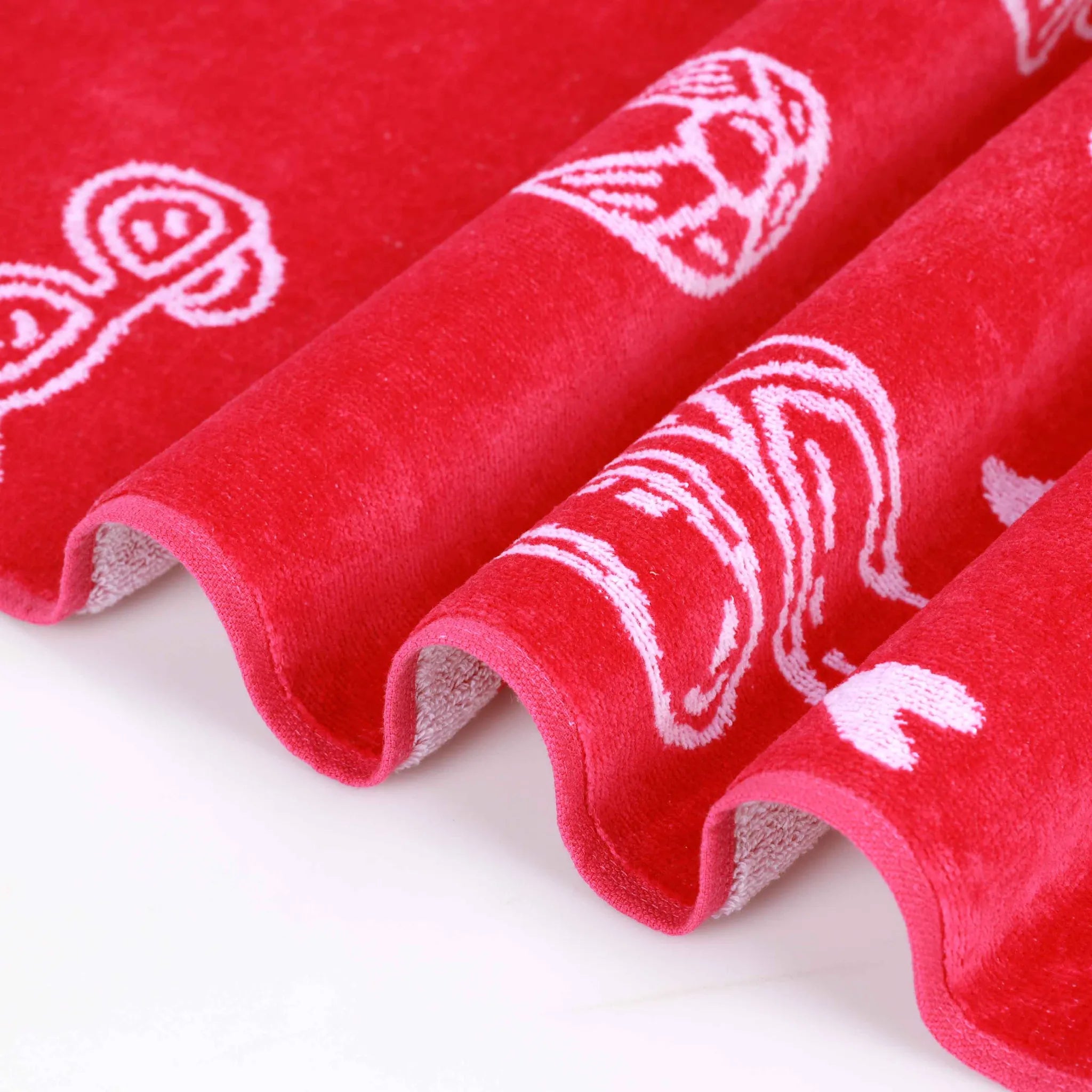 Bahama Cotton Fuzzy Velour Terry Large Oversized Beach Towel - Beach Towel by Superior Brand