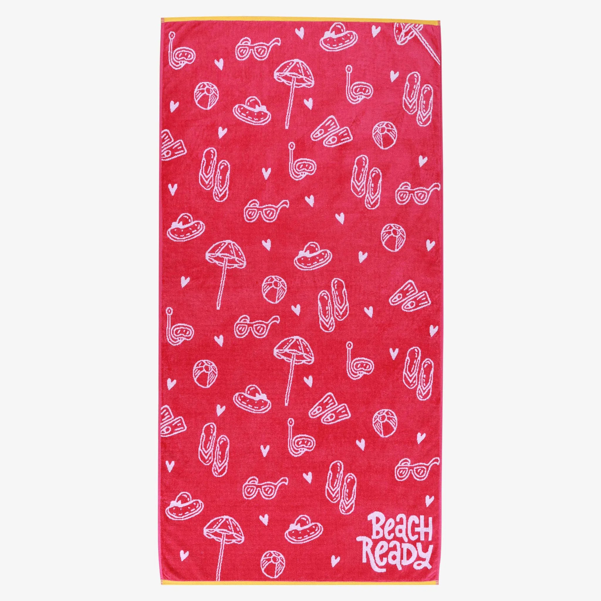 Bahama Cotton Fuzzy Velour Terry Large Oversized Beach Towel - Beach Towel by Superior Brand