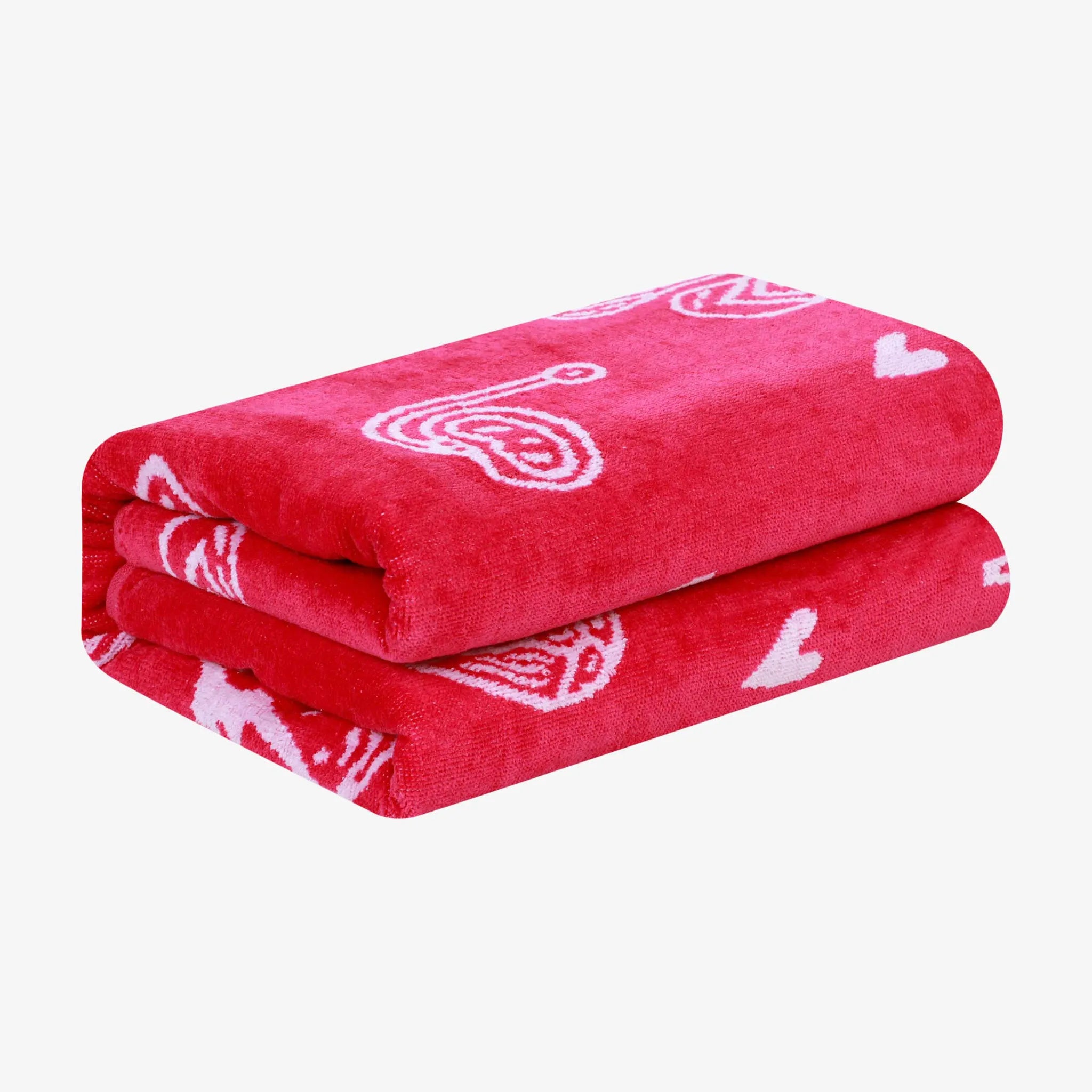Bahama Cotton Fuzzy Velour Terry Large Oversized Beach Towel - Beach Towel by Superior Brand