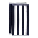Cabana Stripe Oversized Cotton Beach Towel Set of 2, 4, or 6 Piece