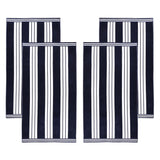 Cabana Stripe Oversized Cotton Beach Towel Set of 2, 4, or 6 Piece