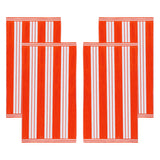 Cabana Stripe Oversized Cotton Beach Towel Set of 2, 4, or 6 Piece