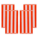 Cabana Stripe Oversized Cotton Beach Towel Set of 2, 4, or 6 Piece
