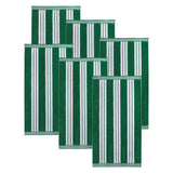 Cabana Stripe Oversized Cotton Beach Towel Set of 2, 4, or 6 Piece