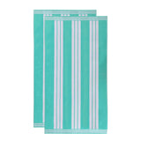 Cabana Stripe Oversized Cotton Beach Towel Set of 2, 4, or 6 Piece