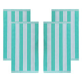 Cabana Stripe Oversized Cotton Beach Towel Set of 2, 4, or 6 Piece