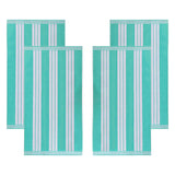 Cabana Stripe Oversized Cotton Beach Towel Set of 2, 4, or 6 Piece