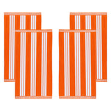 Cabana Stripe Oversized Cotton Beach Towel Set of 2, 4, or 6 Piece