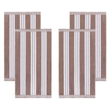 Cabana Stripe Oversized Cotton Beach Towel Set of 2, 4, or 6 Piece