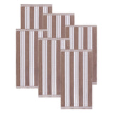 Cabana Stripe Oversized Cotton Beach Towel Set of 2, 4, or 6 Piece