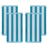 Cabana Stripe Oversized Cotton Beach Towel Set of 2, 4, or 6 Piece