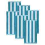 Cabana Stripe Oversized Cotton Beach Towel Set of 2, 4, or 6 Piece