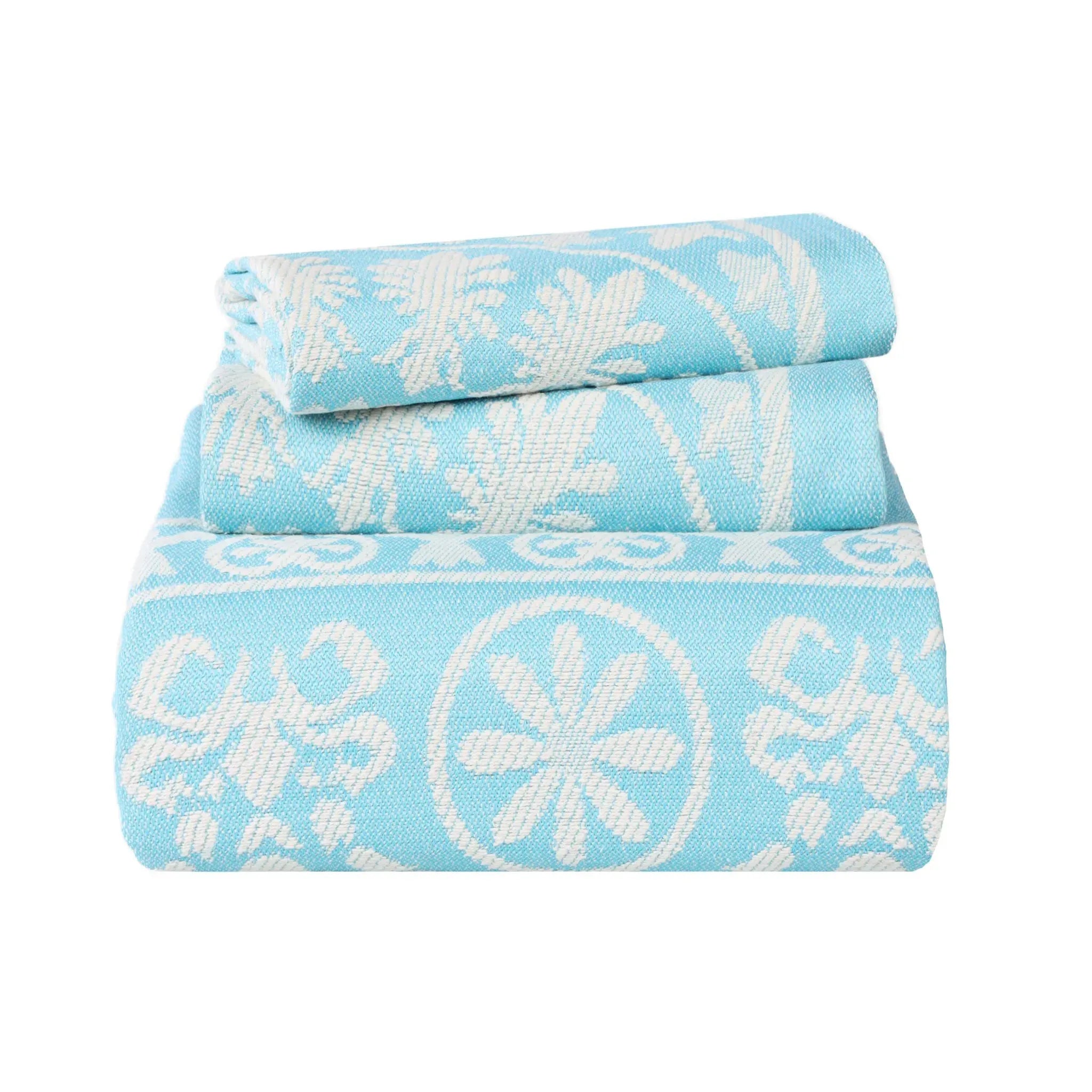 Kymbal Cotton Blend Woven Medallion Jacquard Bedspread Set - Bedspread by Superior