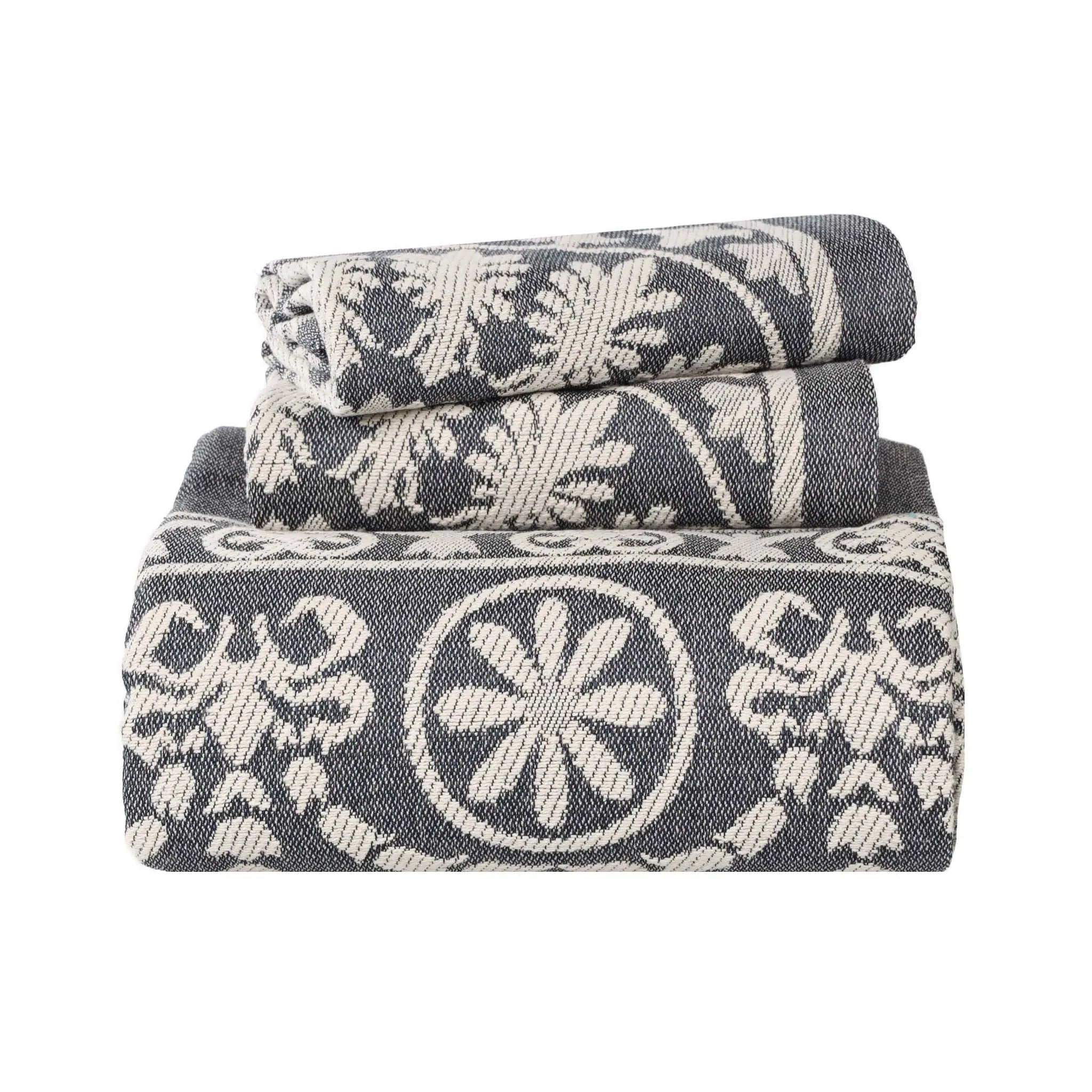 Kymbal Cotton Blend Woven Medallion Jacquard Bedspread Set - Bedspread by Superior Brand