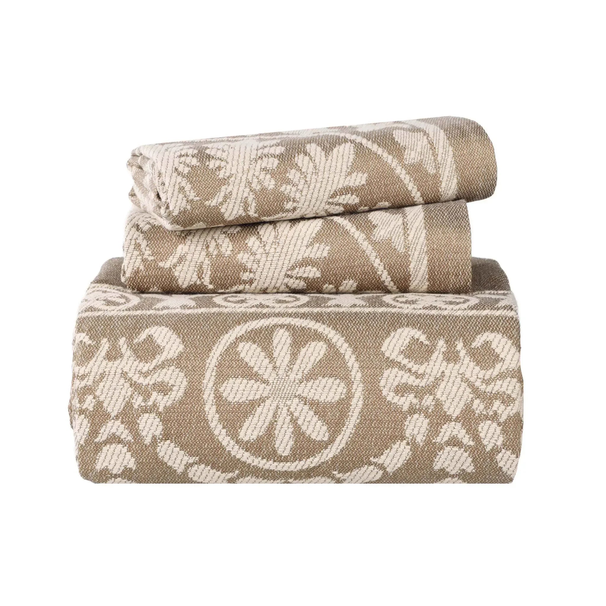 Kymbal Cotton Blend Woven Medallion Jacquard Bedspread Set - Bedspread by Superior Brand