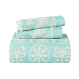 Kymbal Cotton Blend Woven Medallion Jacquard Bedspread Set - Bedspread by Superior Brand