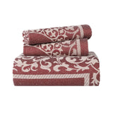 Lightweight Cotton Bedspread Set 3-Piece Lyron Floral Scroll Jacquard - Bedspread by Superior Brand