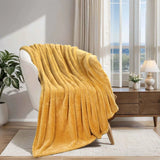 Fleece Plush Medium Weight Fluffy Soft Solid Decorative Blanket - Blanket by Superior Brand
