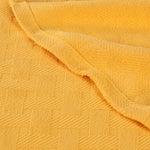 100% Cotton Thermal Blanket – Basketweave All-Season, Lightweight & Breathable - Blanket by Superior Brand