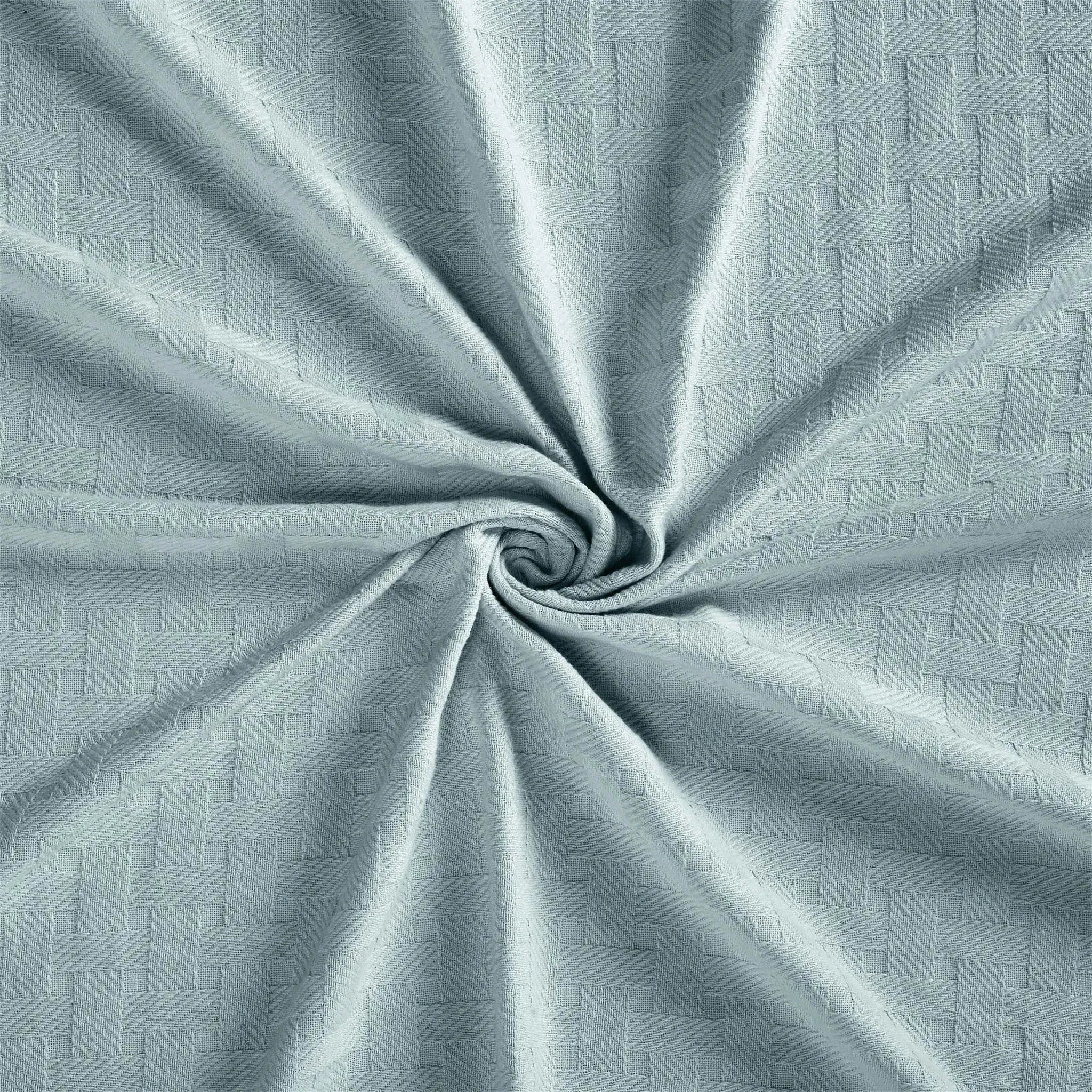 100% Cotton Thermal Blanket – Basketweave All-Season, Lightweight & Breathable - Blanket by Superior Brand