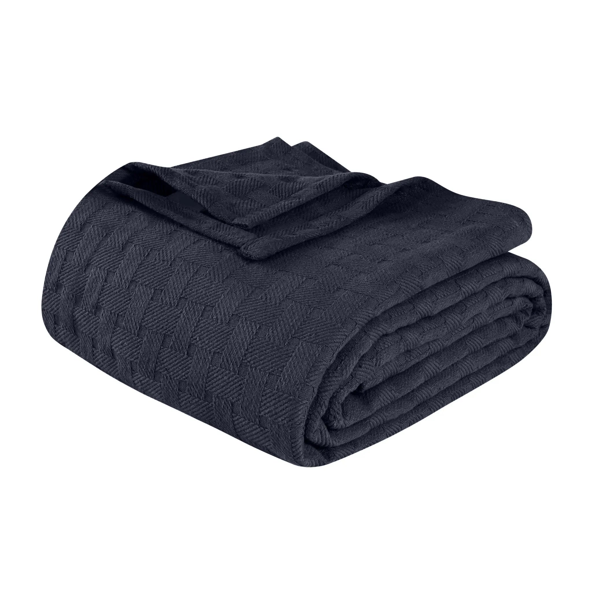 100% Cotton Thermal Blanket – Basketweave All-Season, Lightweight & Breathable - Blanket by Superior Brand