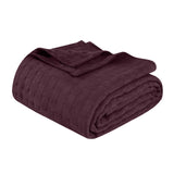 100% Cotton Thermal Blanket – Basketweave All-Season, Lightweight & Breathable - Blanket by Superior Brand
