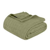 100% Cotton Thermal Blanket – Basketweave All-Season, Lightweight & Breathable - Blanket by Superior Brand