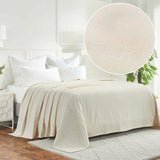 100% Cotton Thermal Blanket – Basketweave All-Season, Lightweight & Breathable - Blanket by Superior Brand