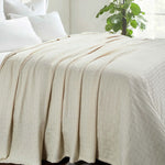 100% Cotton Thermal Blanket – Basketweave All-Season, Lightweight & Breathable - Blanket by Superior Brand