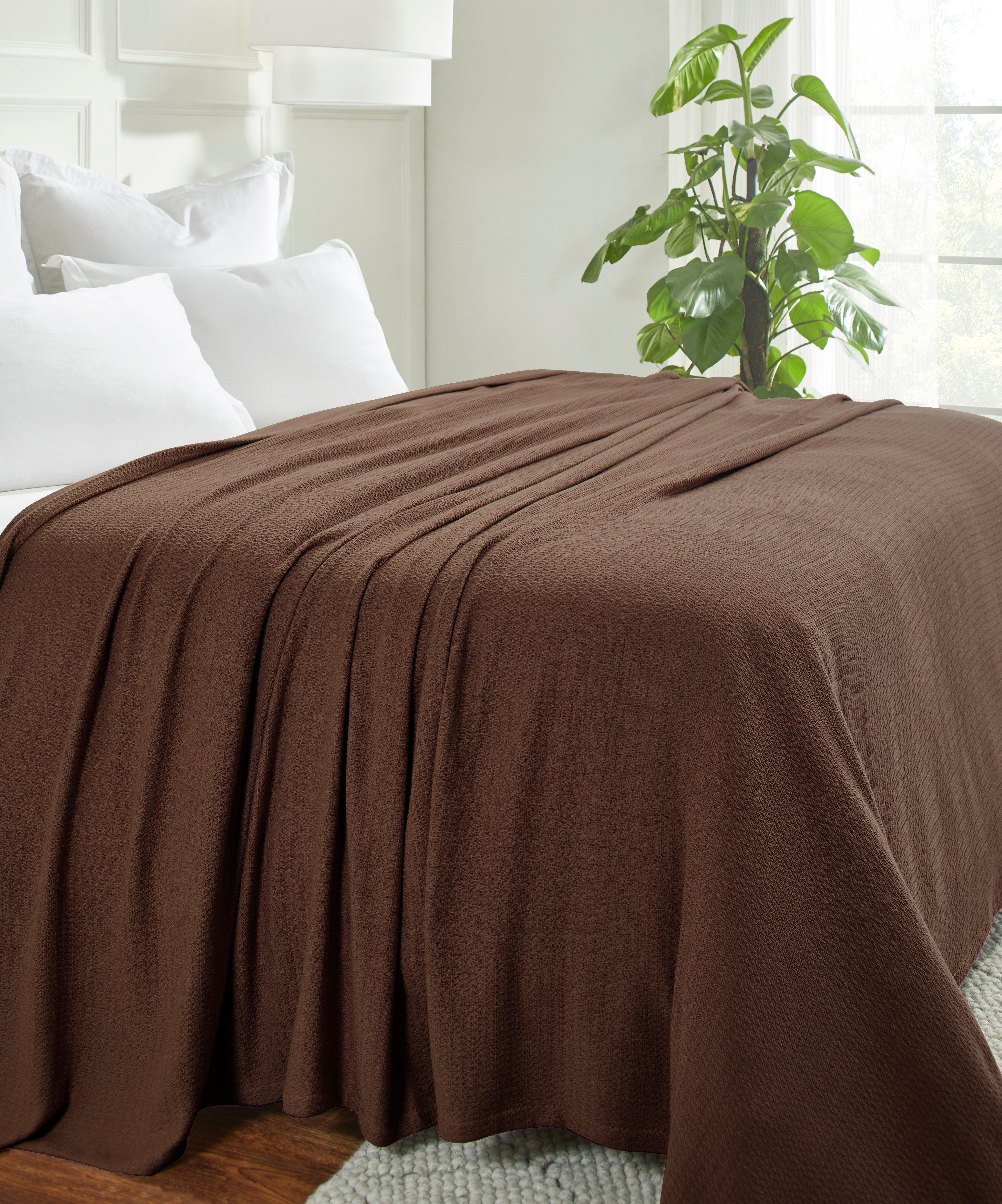 100% Cotton Waffle Blanket – Cooling Waffle Weave, Lightweight & Breathable - Blanket by Superior Brand